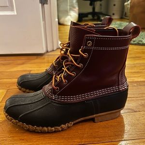 LL Bean duck boots dark brown (men’s 9)